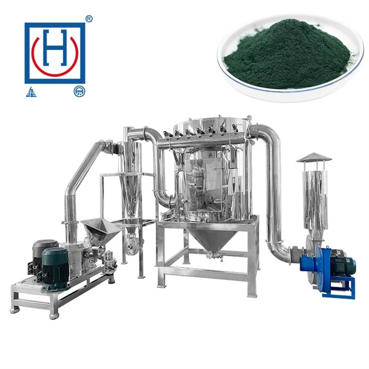 Stroj za raspršivanje spiruline u prahu